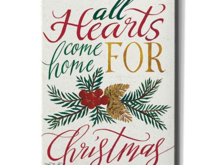 All Hearts Come Home For Christmas  by Cindy Jacobs, Canvas Wall Art Online Hot Sale