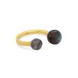 Manhattan Gemstone Ring Gold With Labradorite Size 6 on Sale