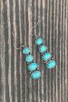 Turquoise Stacked Dangle Earrings For Sale