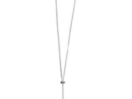 Bolero Necklace With Micro Rolo Chain and Cz Pave Crowned Heart on Sale