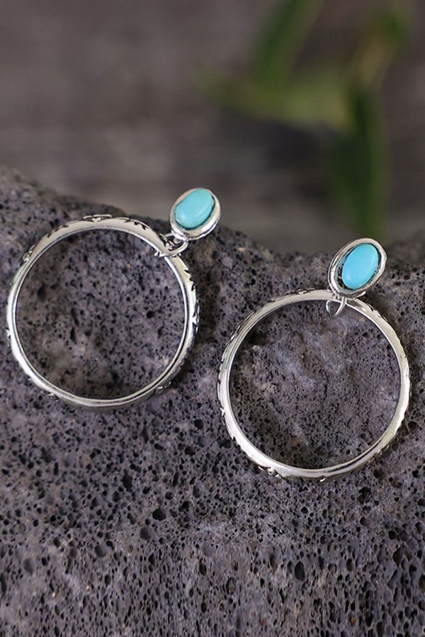 Bold Ring Turquoise Stud Earrings Cheap