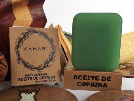 Jabón natural de copaiba Kamari 95g Sale