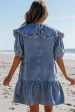 Emory Ruffled Collared Side Pockets Dress Online