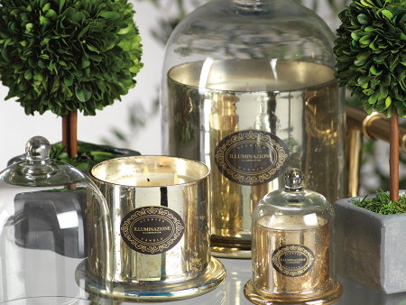 Dome Candle: Antique Gold - Vanilla Orchid For Cheap