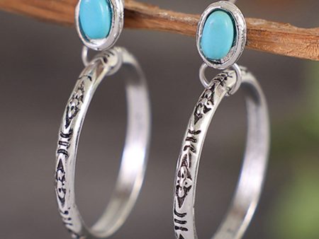 Bold Ring Turquoise Stud Earrings Cheap