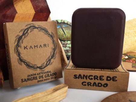 Jabón natural de sangre de grado Kamari 95g Hot on Sale