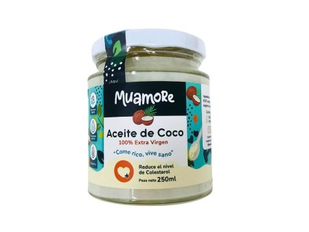 Aceite de coco orgánico extra virgen Muamore 250ml Cheap