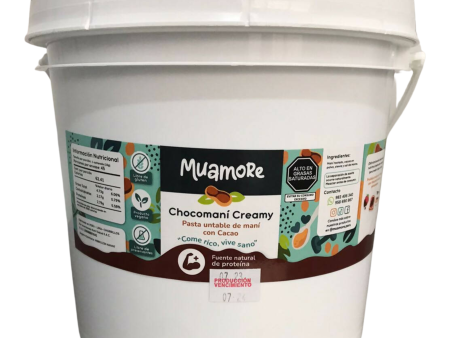 Mantequilla de Chocomani Creamy Muamore balde 4kg Online Sale