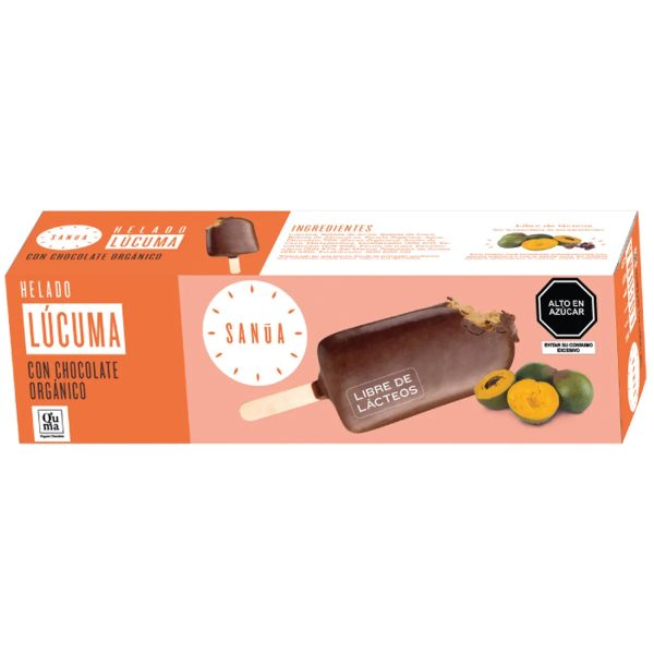 Helado paleta Lúcuma con Chocolate Orgánico SANUA Online Sale