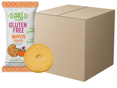 Galleta Gluten Free sabor Quinua Naranja ARI CAJA DE 200 UNID Online now