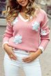 Aaliyah Flower Sweater Online Hot Sale