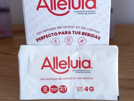 Endulzante premium de alulosa sin calorias Alleluia  120gr (30 scht x 4gr) Fashion