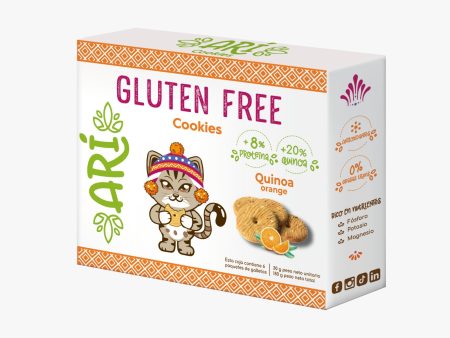 Galleta Gluten Free sabor Quinua Naranja ARI 6 pack X 180gr For Cheap