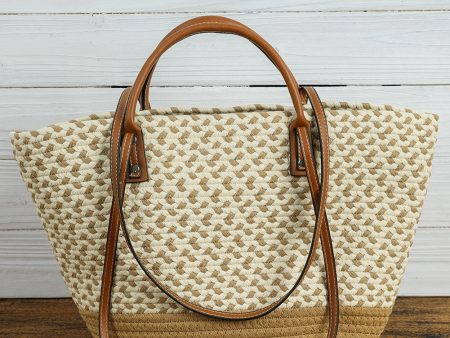 Jaylani Woven Tote Bag on Sale