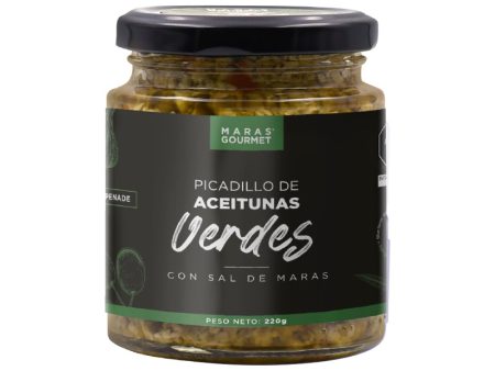 Picadillo Aceituna Verde con sal de maras Maras Gourmet 220g Hot on Sale