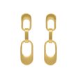 Manhattan Short Drop Earrings Gold Online Sale