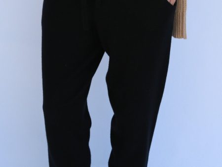 Hailey Cashmere Joggers - Black For Sale