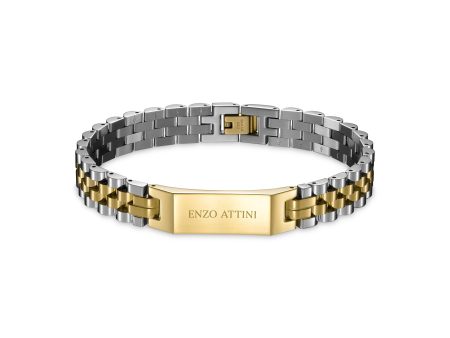 Colosseo di Roma   - President Bracelet   Silver Gold. Hot on Sale