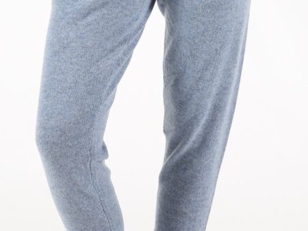 Hailey Cashmere Joggers - Chambray For Cheap