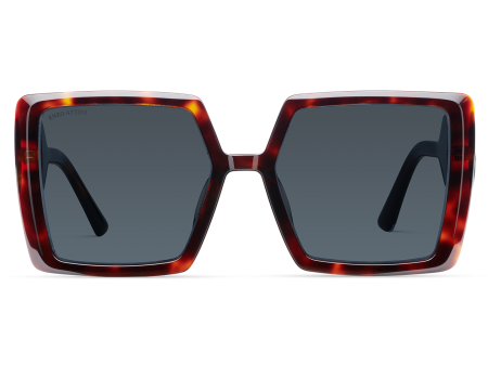 La Scala   Tortoise Red + Dark Black Lens. Online Sale